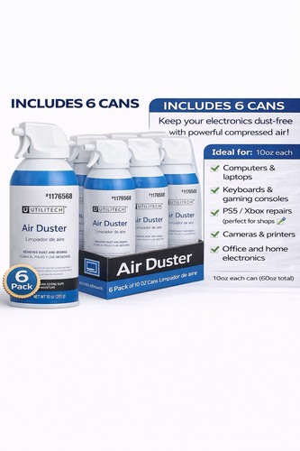 Utilitech air duster - air, (6