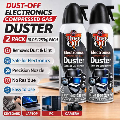 Dust off compressed - dust-off, air