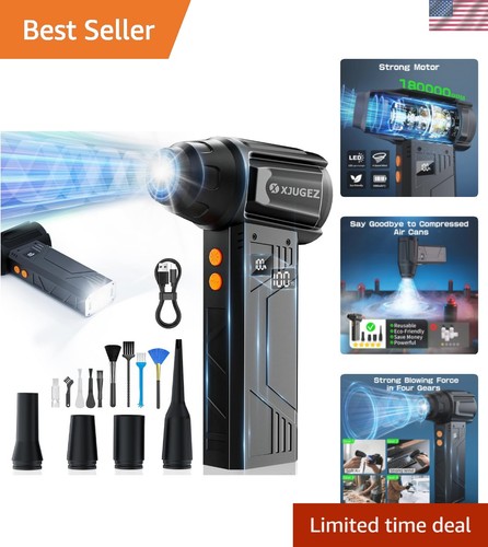 Compact compressed air duster - compact,