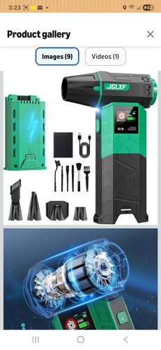 Electric air duster upgraded - air,