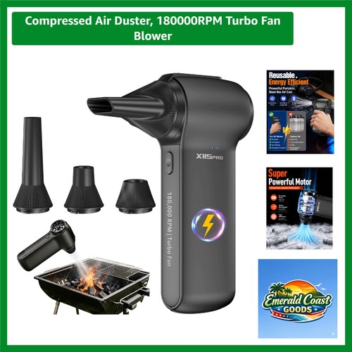 Powerful cordless air duster - powerful,